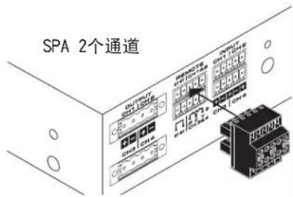 QSC SPA4100 - 70V / 100V 桥接模式 - 2
