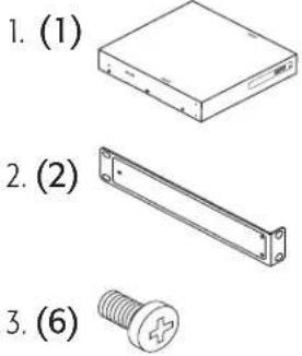QSC SPA4100 - One Amplifier Half Rack (Front or Rear Facing Out) - 1