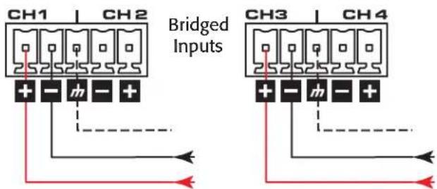 QSC SPA4100 - or 8-ohm Bridged Mode - 12