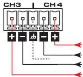 QSC SPA4100 - or 8-ohm Bridged Mode - 3