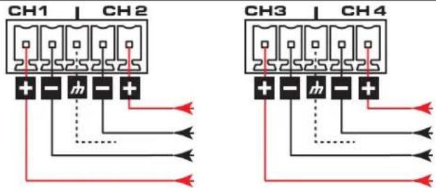 CH1 CH2 + - m - + CH3 CH4 + - m - +