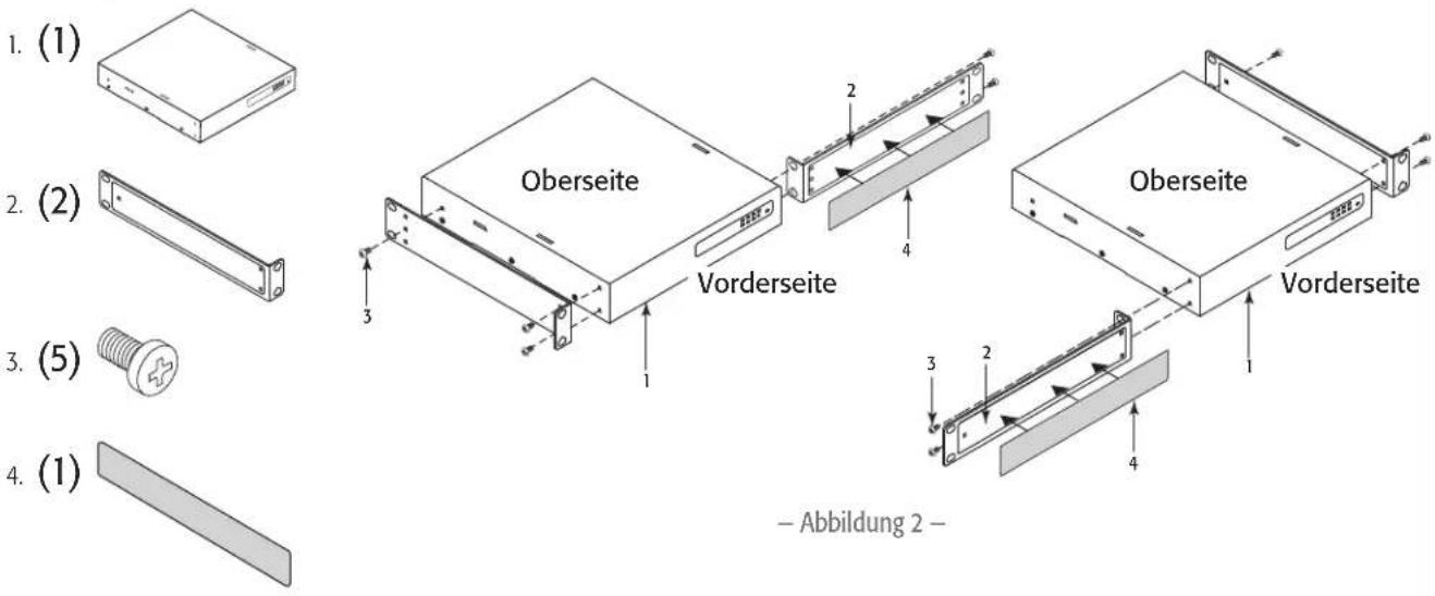 QSC SPA4100 - 19-Zoll-Rack für einen Verstärker (links oder rechts montiert) - 1