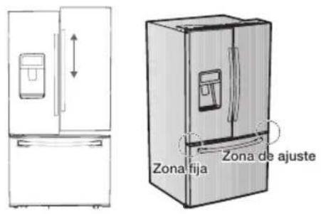 SAMSUNG RF26J7500BC - PEQUEÑOS AJUSTES ENTRE LAS PUERTAS - 1