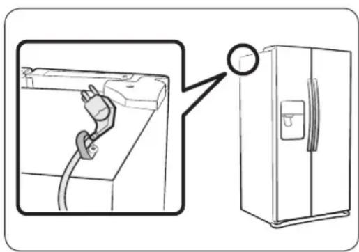 SAMSUNG RS25J500DWW - Prevencion de daños en el cable de alimentación - 1