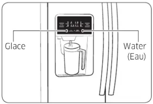 SAMSUNG RS25J500DWW - Éliminer toute substance résiduelle présente à l'intérieur du tuyau d'alimentation en eau après installation d'un filtre neuf - 1