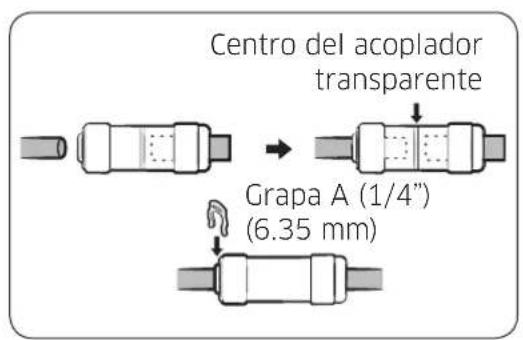 SAMSUNG RS25J500DWW - Cómo volver a ensamblar las tuberías de suministro de agua - 1