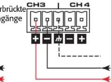 QSC SPA460 - V/100 V Überbrückungsmodus - 4