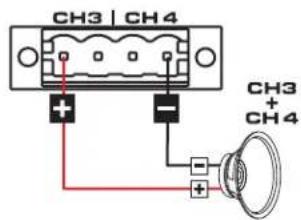 QSC SPA460 - or 8-ohm Bridged Mode - 6