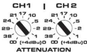 QSC SPA460 - or 8-ohm Bridged Mode - 9