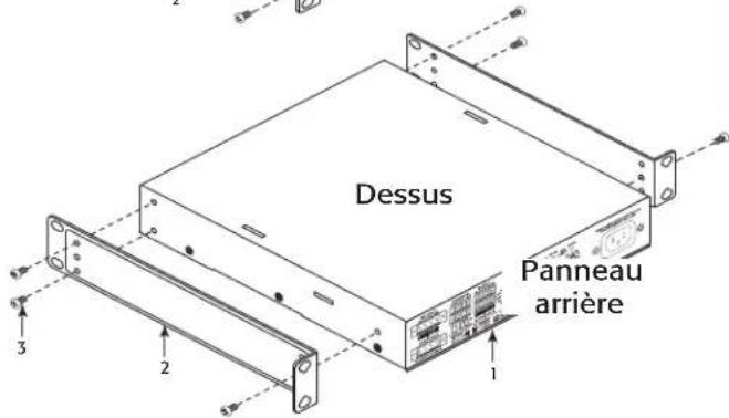 QSC SPA460 - Sélection de la configuration d'installation de l'amplificateur - 16