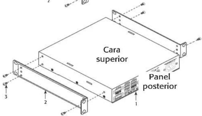 QSC SPA460 - Selección la configuración de instalación del amplificador - 17