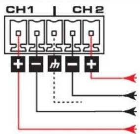 QSC SPA460 - Überbrücker Modus, 4 oder 8 Ohm - 5
