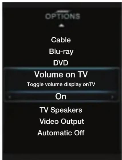 BOSE Lifestyle SoundTouch 525 - Using the system OPTIONS menu - 1