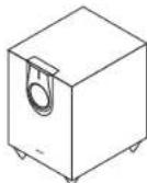 ONKYO SKSHT594 - Caisson de graves sous tension (SKW-593) - 1
