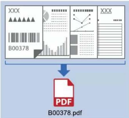 EPSON WorkForce DS70000N - Saisir des informations de code-barres et enregistrer les fjchiers en PDF - 2