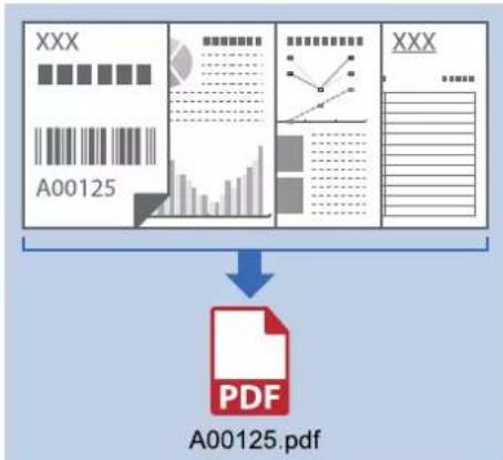 EPSON WorkForce DS70000N - Saisir des informations de code-barres et enregistrer les fjchiers en PDF - 1