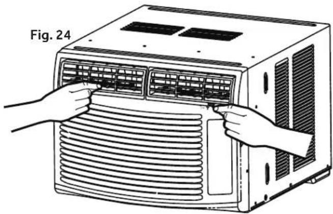 HAIER ESA406P - CHANGING THE AIR DIRECTION - 2
