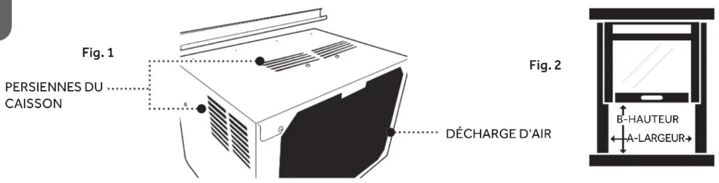 HAIER ESA406P - RECOMMANDATIONS CONCERNANT L'ENDROIT CHOISI POUR FAIRE L'INSTALLATION : - 1