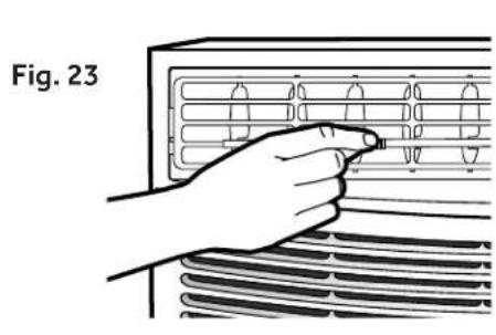 HAIER ESA406P - CHANGEMENT DU SENS DE CIRCULATION DE L'AIR - 1