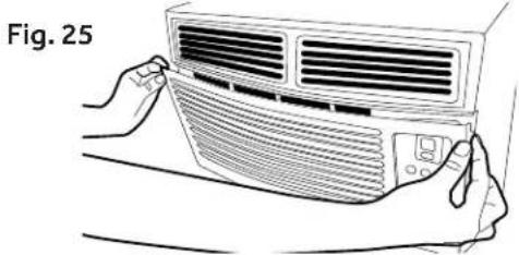 HAIER ESA406P - NETTOYAGE DU FILTRE À AIR - 1