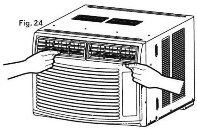 HAIER ESA406P - CHANGEMENT DU SENS DE CIRCULATION DE L'AIR - 2