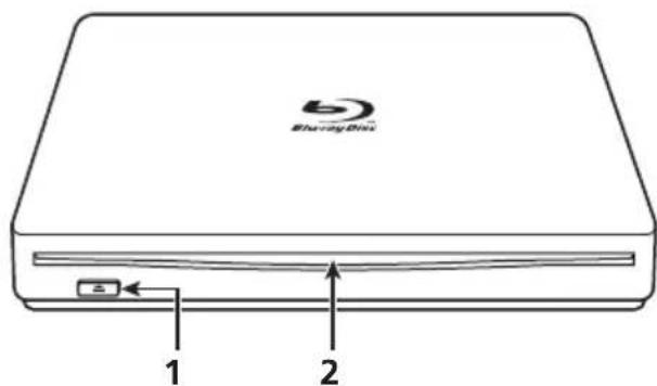 PIONEER BDRXS06 - Fente de chargement du disque - 1