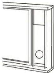 EDGESTAR AP14003W - Installation in a sliding sash window (vertical) - 3