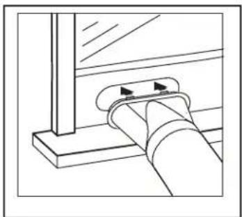 EDGESTAR AP14003W - Installation of the exhaust hose - 4