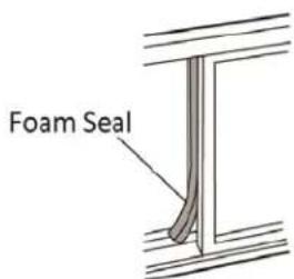 EDGESTAR AP14003W - Installation in a sliding sash window (vertical) - 4