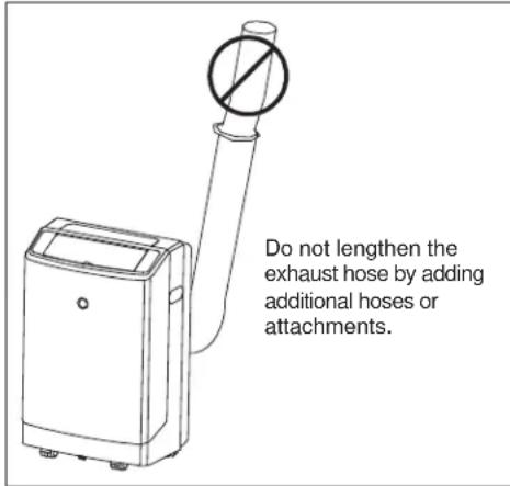EDGESTAR AP14003W - Notes about the exhaust hose - 1