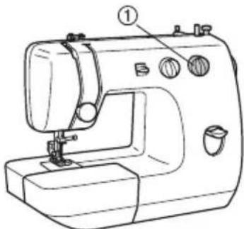 BROTHER LS2000 - Stitch length knob - 1
