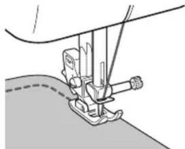 BROTHER LS2000 - Sewing curves - 1