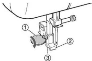 BROTHER LS2000 - Removing the presser foot holder - 3
