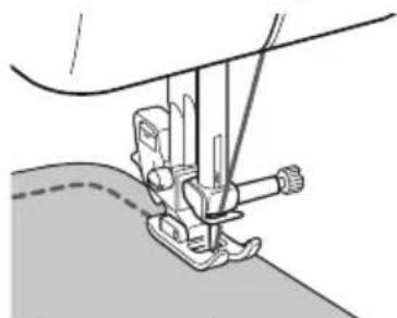 BROTHER LS2000 - Couture de lignes courbes - 1