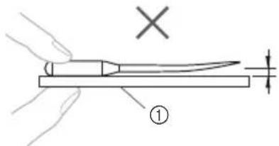 BROTHER LS2000 - ■Aiguille correcte - 2