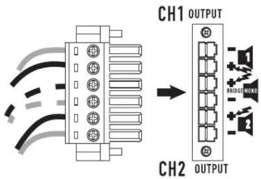 QSC CMX 500VA - Terminal Block Connector - 4