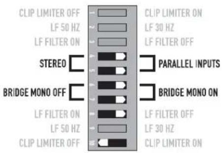 QSC CMX 500VA - Bridge Mono Precautions - 3
