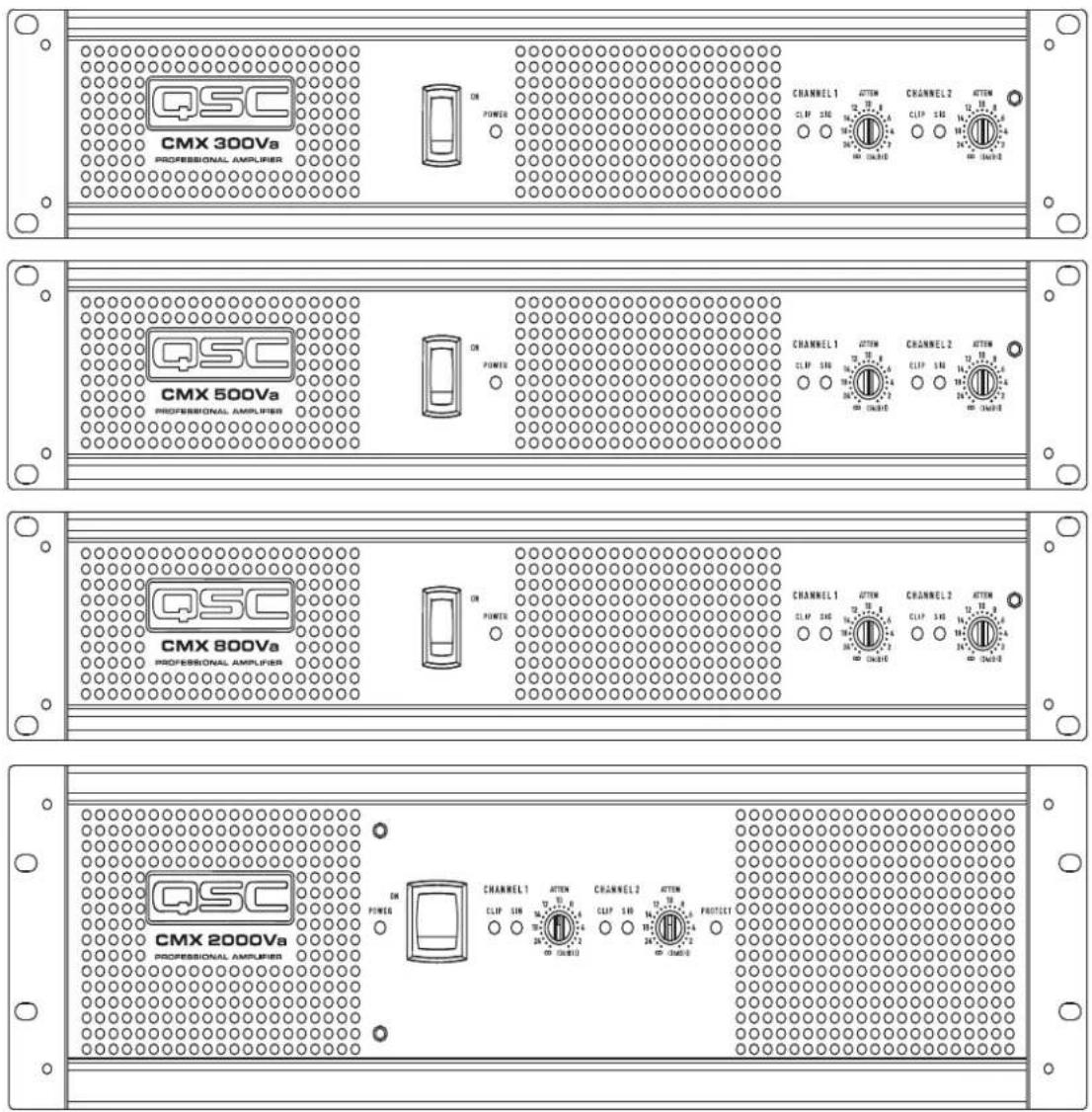 QSC CMX 500VA - 用户手册 - 1