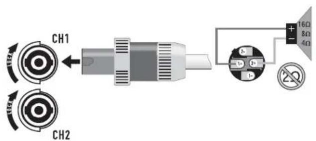 QSC CMX 500VA - Bridge Mono Precautions - 5
