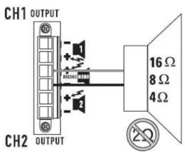 QSC CMX 500VA - Bridge Mono Precautions - 4
