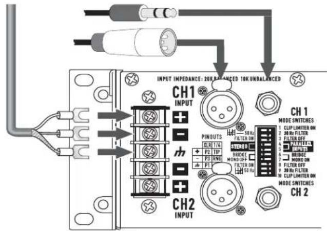 QSC CMX 2000Va - 平衡输入 - 1
