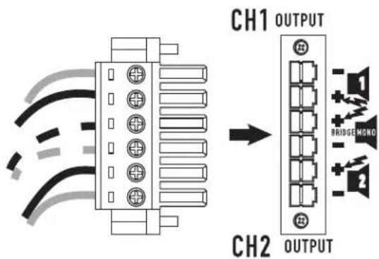 QSC CMX 2000Va - Terminal Block Connector - 4