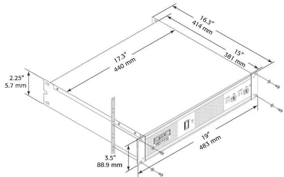 QSC CMX 2000Va - Installation - 1