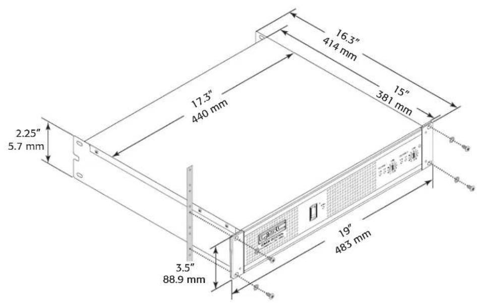 QSC CMX 2000Va - Fonctionnement à 70/100 V : - 2