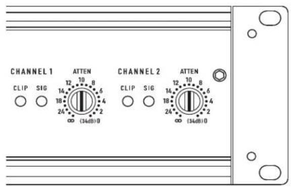 QSC CMX 2000Va - LED指示灯 - 1