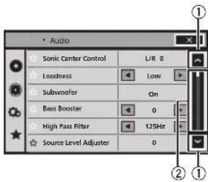 PIONEER AVHX3600BHS - Operatingthescrollicon andthescrubberbar - 1