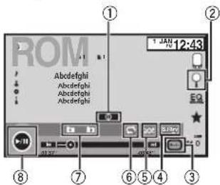 PIONEER AVHX3600BHS - Touchpanelkeys - 1
