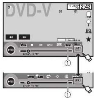 PIONEER AVHX3600BHS - Activatingthetouchpanelkeys Touchpanelkeys - 1