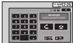 PIONEER AVHX3600BHS - Makingacallbyentering phonenumber - 1