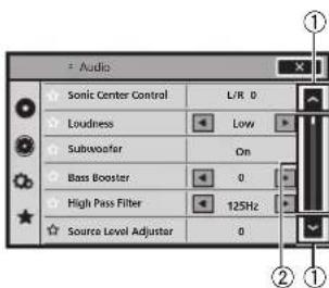 PIONEER AVHX3600BHS - Utilisationdel'iconede défilamentetdelabarrede lecture - 1